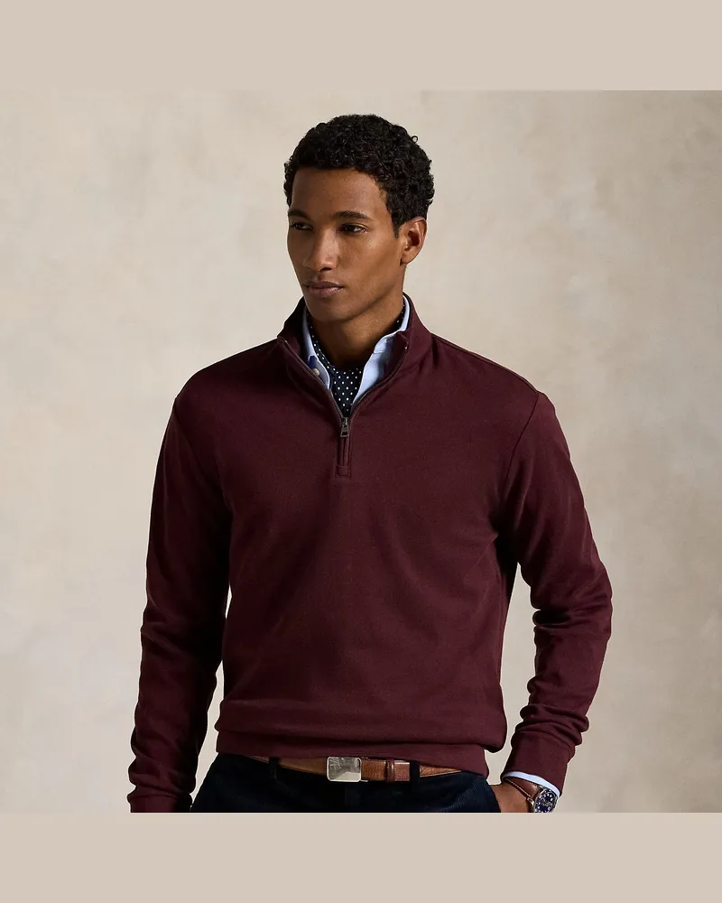 Ralph Lauren Strukturierter, doppellagiger Pullover Black