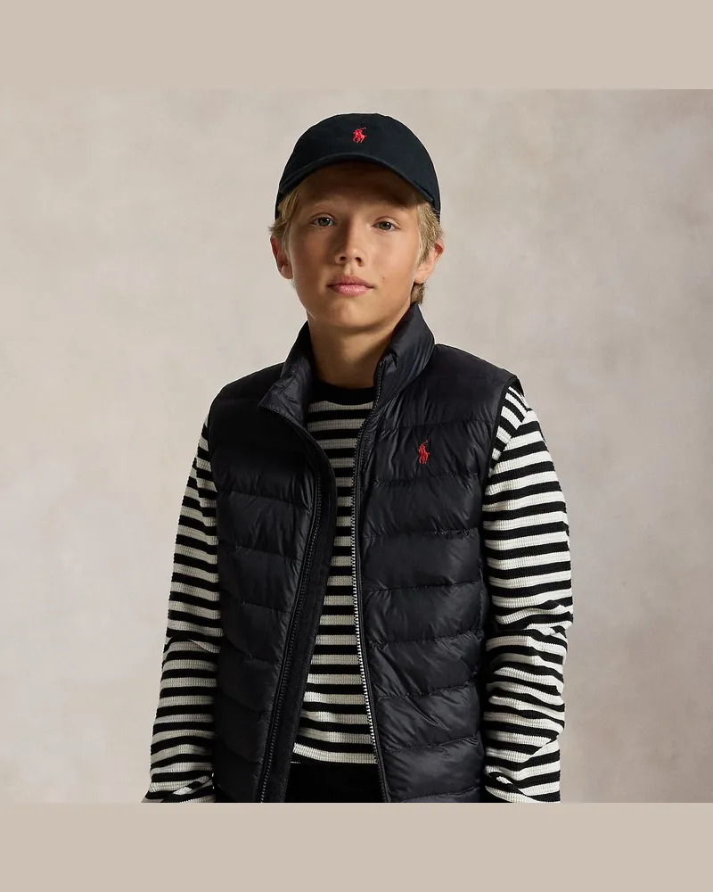 Ralph Lauren Die verstaubare Steppweste Colden Black