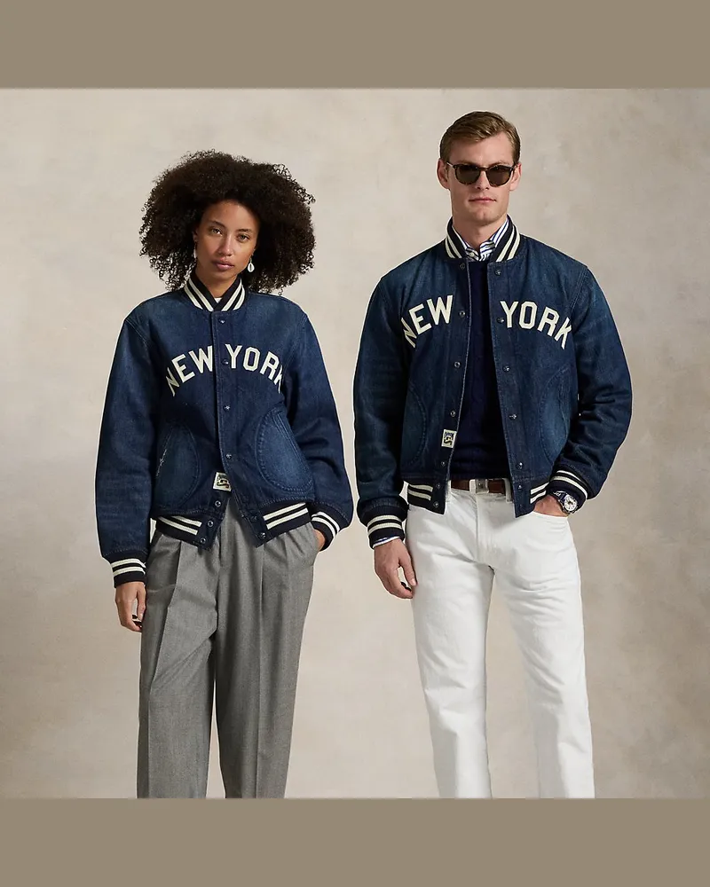 Ralph Lauren Denimjacke Polo  Ralph Lauren Lauren Yankees Blue