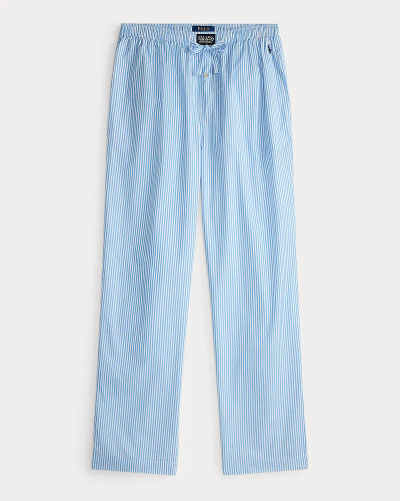 Ralph Lauren Baumwollpyjamahose mit Polo Bear Blue
