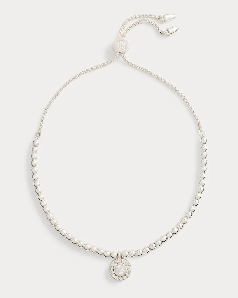 Ralph Lauren Versilbertes Perlenarmband Silver