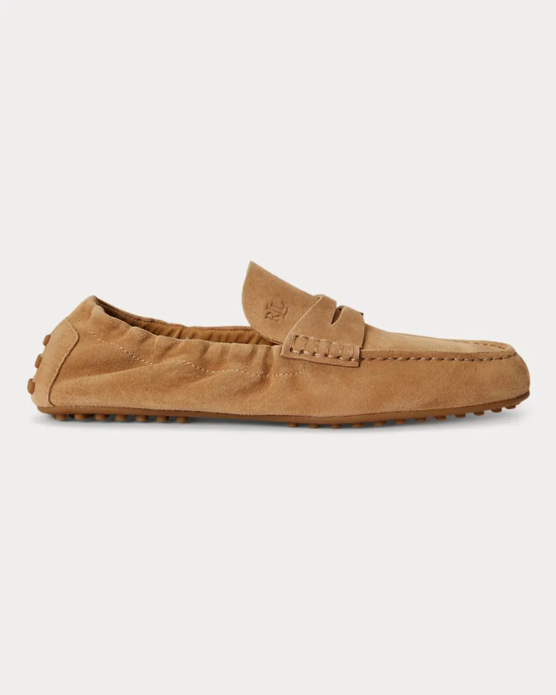 Ralph Lauren Loafer Wynnie aus Schafwildleder Tan
