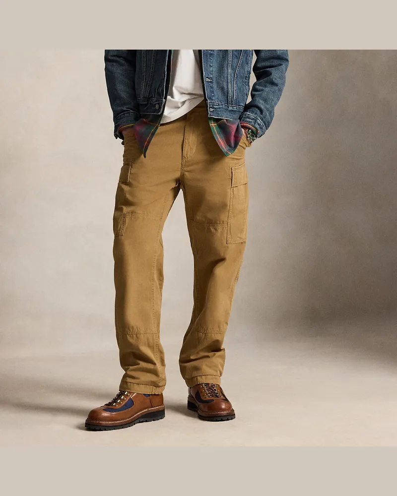 Ralph Lauren Classic-Fit Cargohose aus Segeltuch Tan