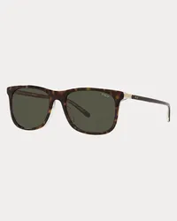 Ralph Lauren Guillochierte Sonnenbrille Brown