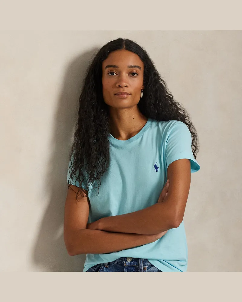 Ralph Lauren Classic-Fit Rundhals-T-Shirt aus Jersey Green