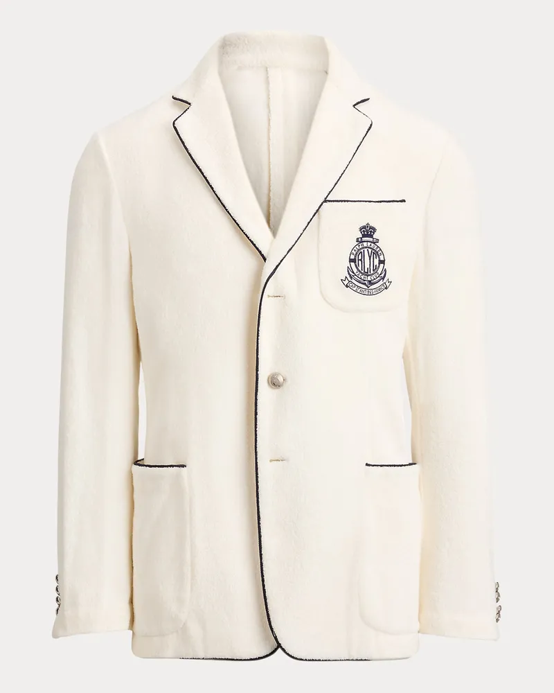 Ralph Lauren Handgeschneiderte Sakko aus Frottee White