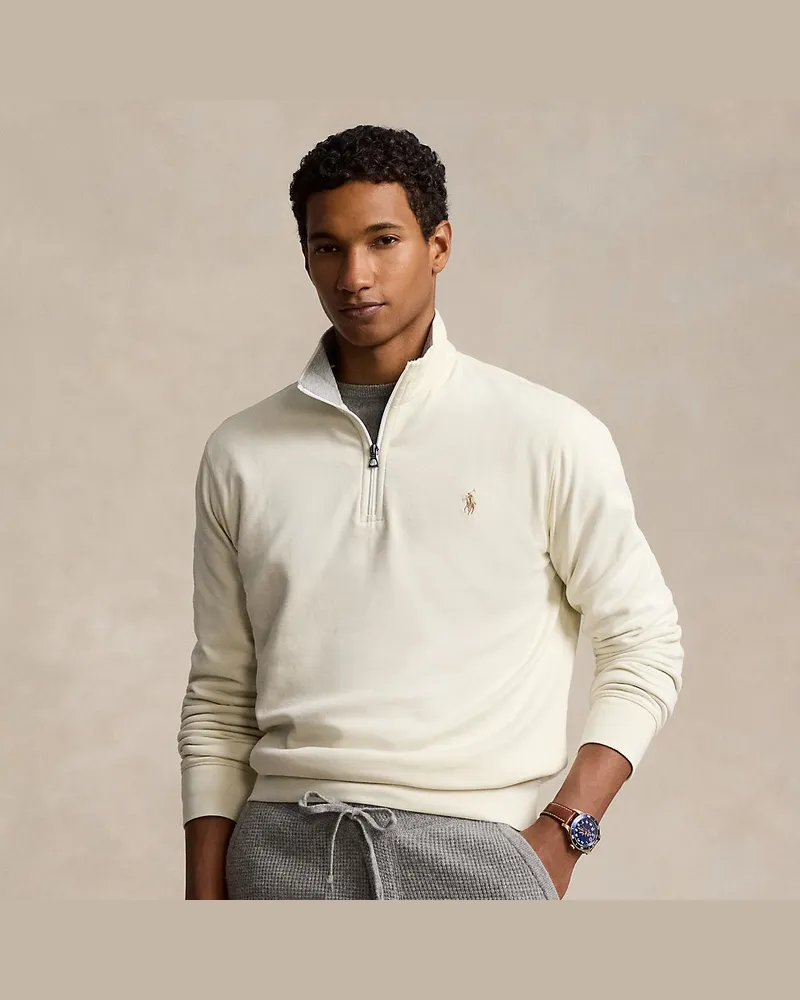 Ralph Lauren Luxuriöser Pullover aus Jersey Cream