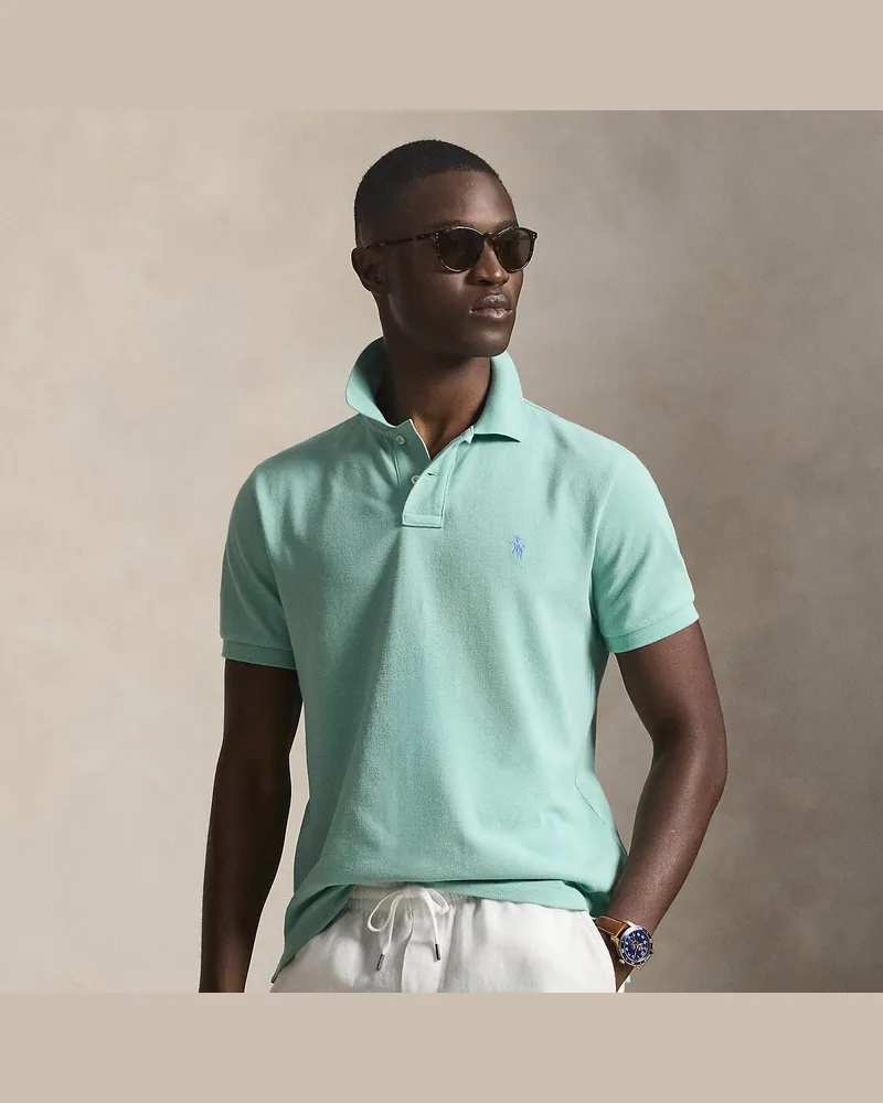 Ralph Lauren Slim-Fit Poloshirt aus Piqué Green