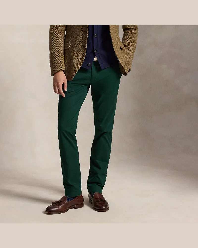 Ralph Lauren Chinohose Greenwich im Slim-Fit Green