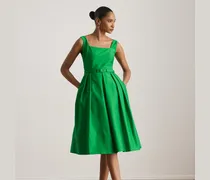 Faille-Cocktailkleid mit Gürtel