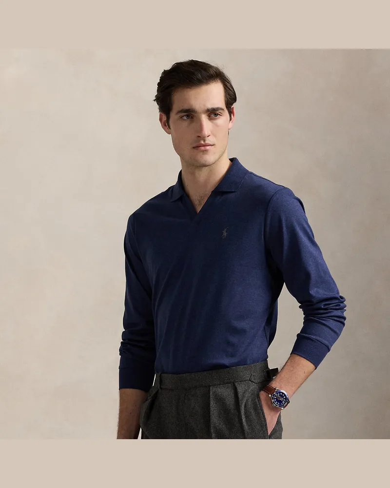 Ralph Lauren Classic-Fit Poloshirt aus Baumwolle Blue