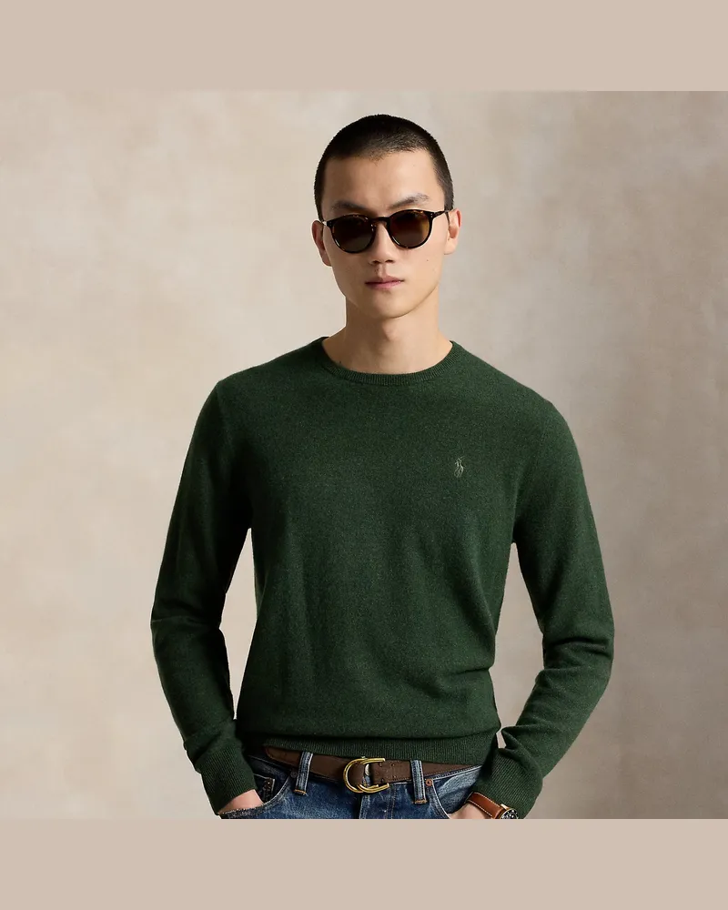 Ralph Lauren Wollpullover mit Rundhalsausschnitt Green