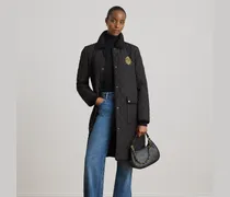 Steppjacke mit Wappen und Kordsamtbesatz