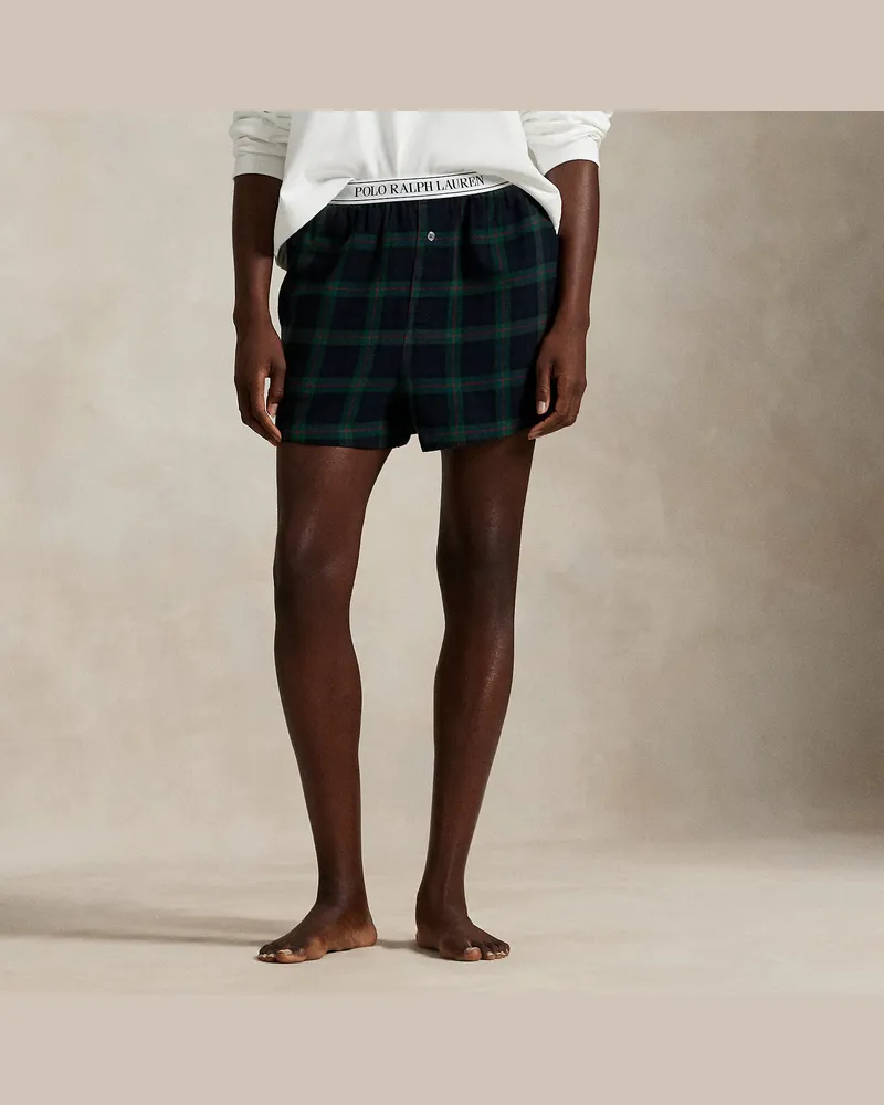 Ralph Lauren 2er-Pack karierte Baumwoll-Boxershorts Red