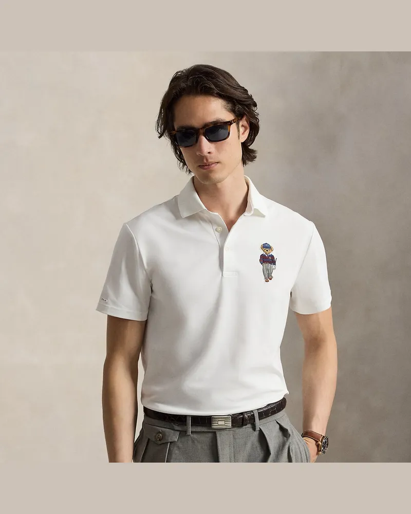 Ralph Lauren Tailored-Fit Performance-Poloshirt White