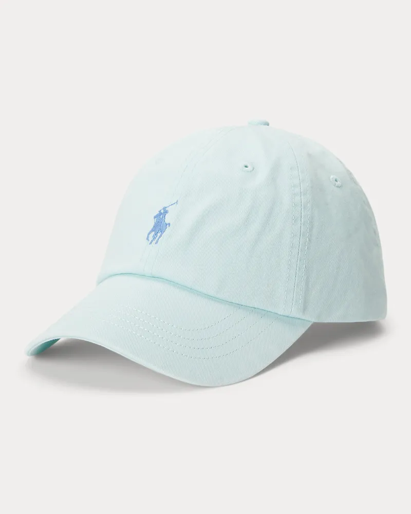 Ralph Lauren Klassische Baumwollchino-Baseballkappe Blue