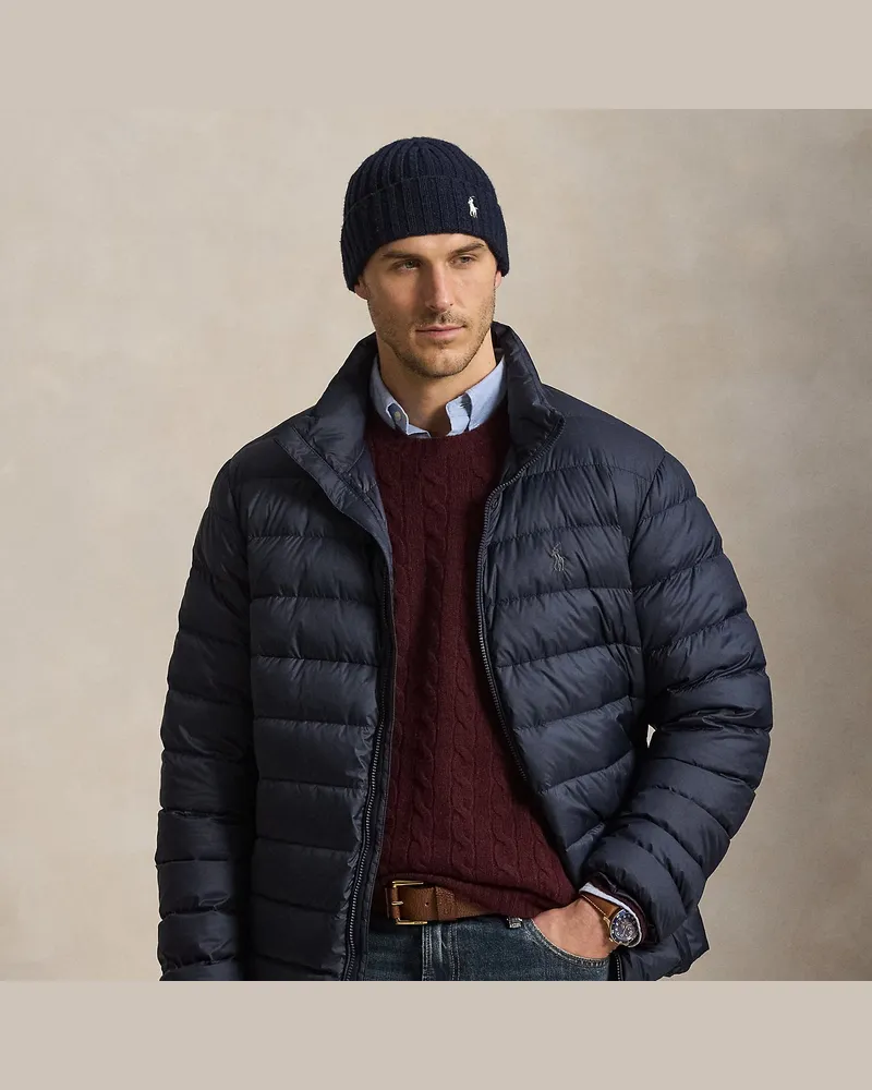 Ralph Lauren Große Größen - Die verstaubare Daunenjacke Colden Blue