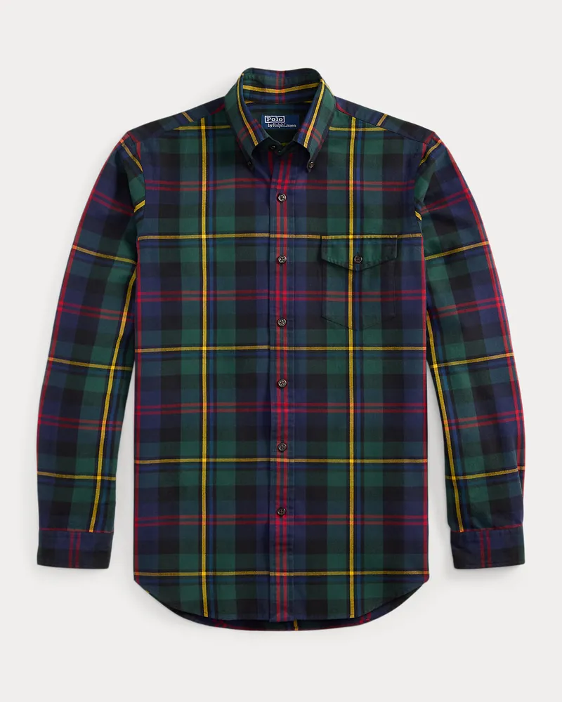 Ralph Lauren Classic-Fit Oxfordhemd mit Karomuster Blue