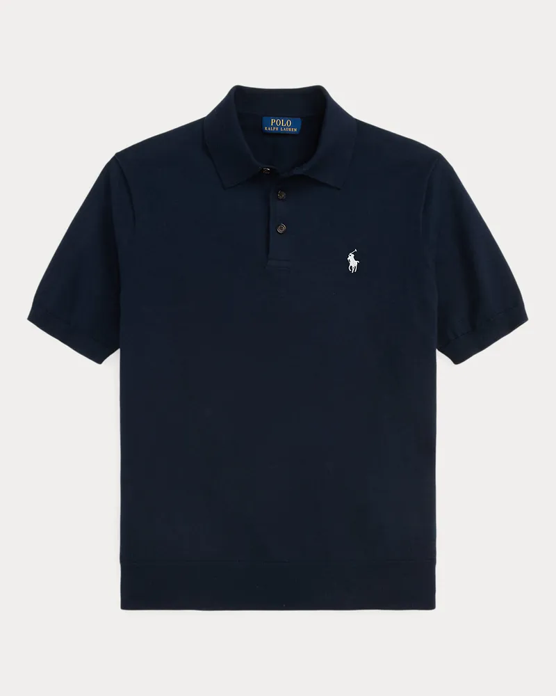 Ralph Lauren Polo-Pullover aus Baumwolle Blue