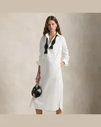 Ralph Lauren Smoking-Hemdkleid aus Oxford White