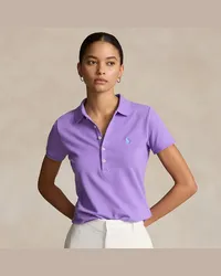 Ralph Lauren Slim-Fit Stretch-Poloshirt Purple