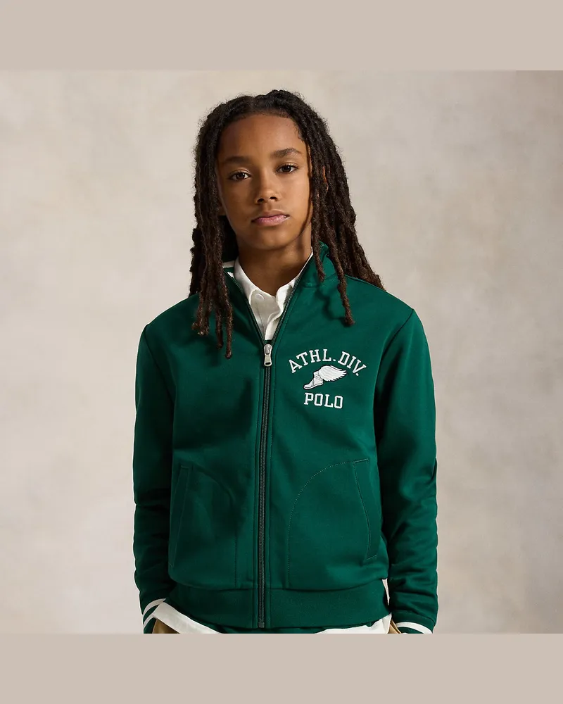 Ralph Lauren Doppellagige Trainingsjacke mit Logo Green