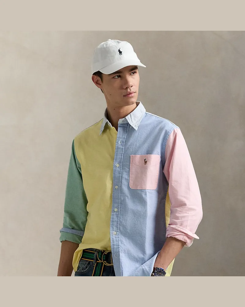 Ralph Lauren Custom-Fit Oxford-Freizeithemd Multi