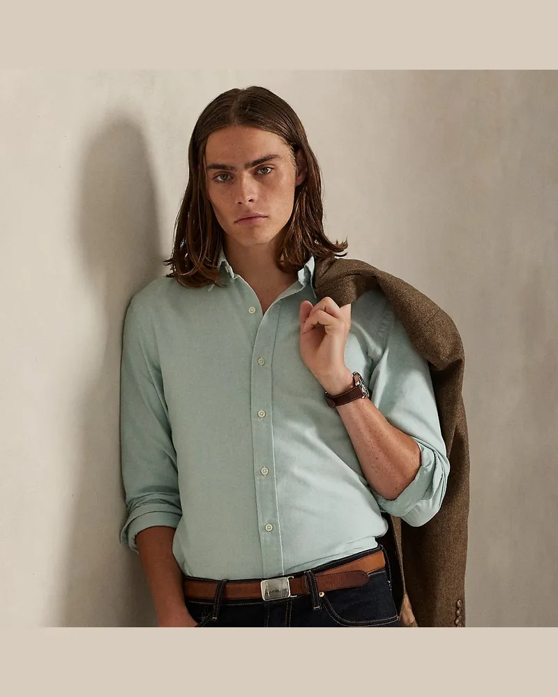 Ralph Lauren Slim-Fit Oxfordhemd Green