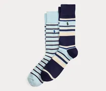 2er-Pack gestreifte Anzugsocken