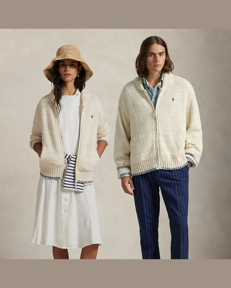Ralph Lauren Die Strickjacke Oak Bluffs Cream