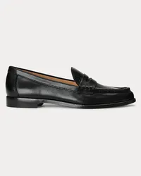 Ralph Lauren Loafer Wynnie aus poliertem Leder Black