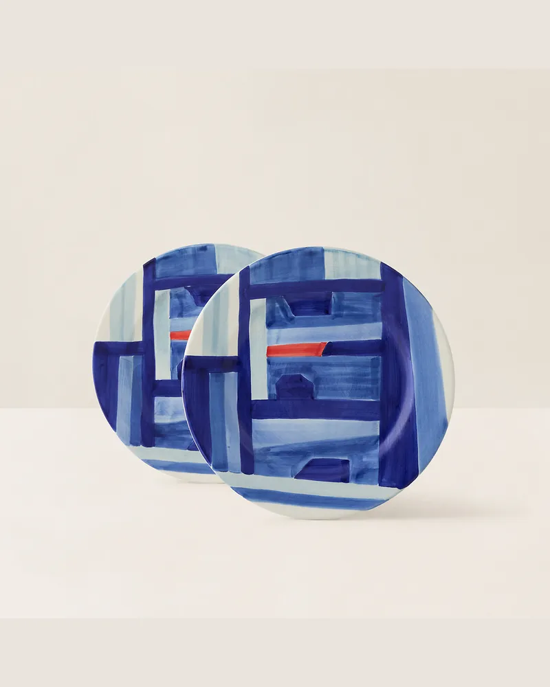 Ralph Lauren Home Teller-Set RL x Gee’s Bend Blue