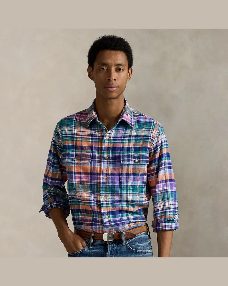 Ralph Lauren Kariertes Classic-Fit Hemd aus Twill Multi