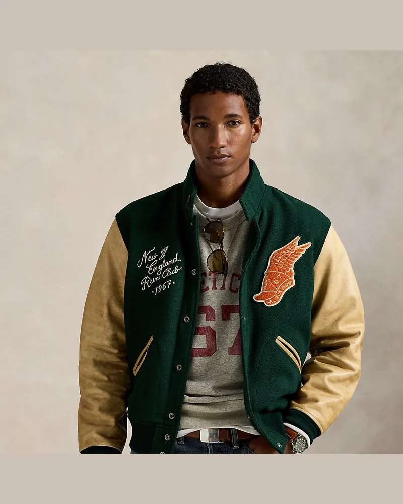 Ralph Lauren Jacke im College-Stil Green
