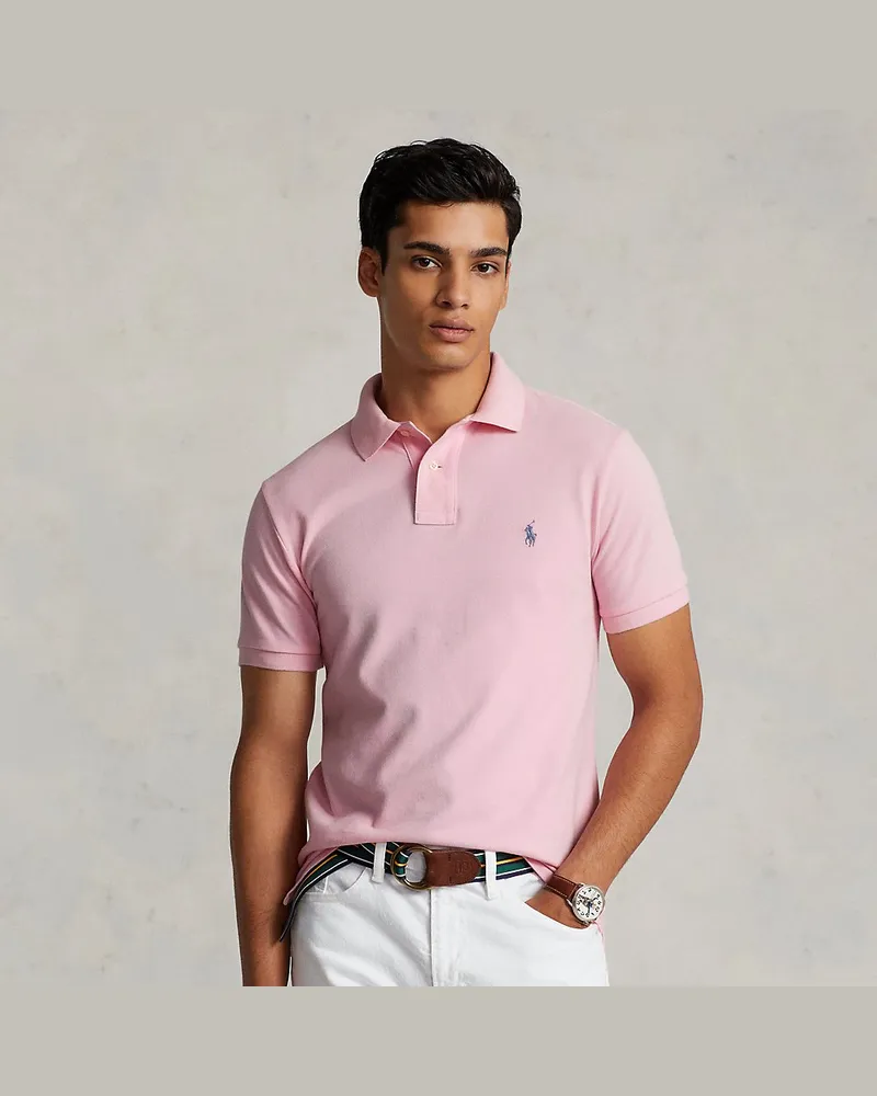 Ralph Lauren Slim-Fit Poloshirt aus Piqué Pink
