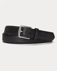 Ralph Lauren Gürtel aus Saffianleder Black