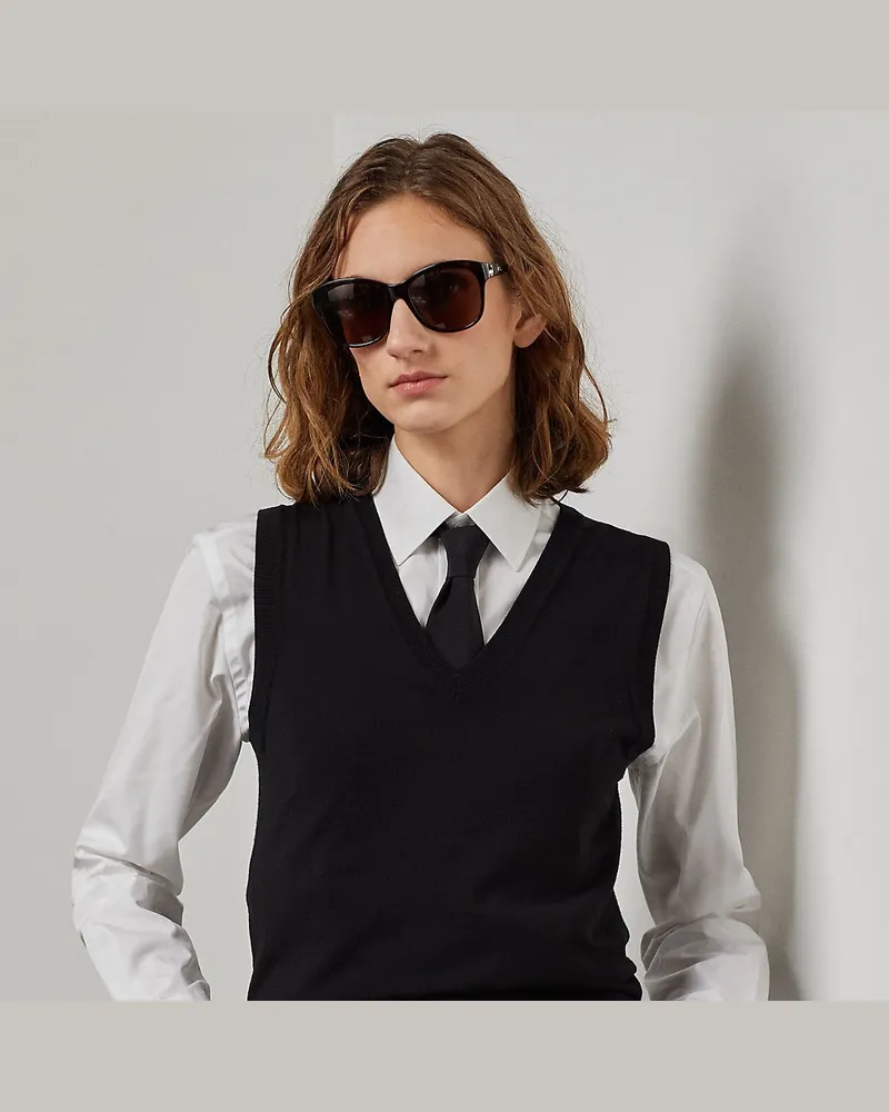 Ralph Lauren Pullunder aus Wolle Black
