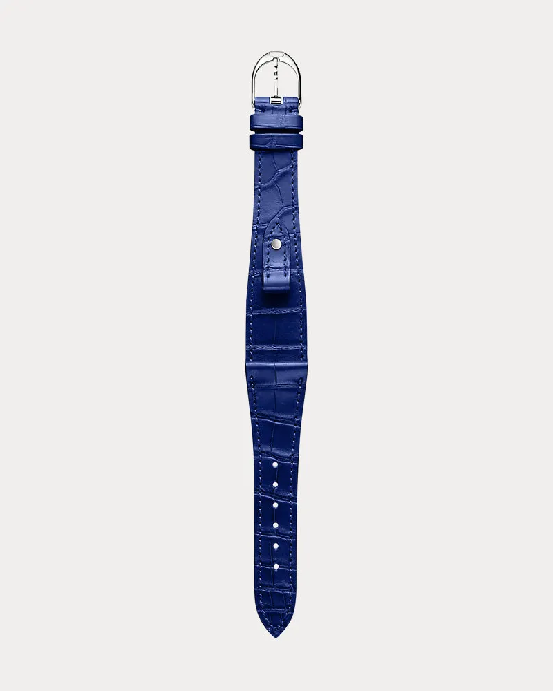 Ralph Lauren Small-Stirrup-Armband, Alligatorleder Blue
