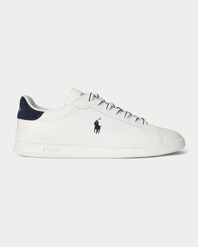 Ralph Lauren Sneaker Heritage Court II aus Nappaleder White
