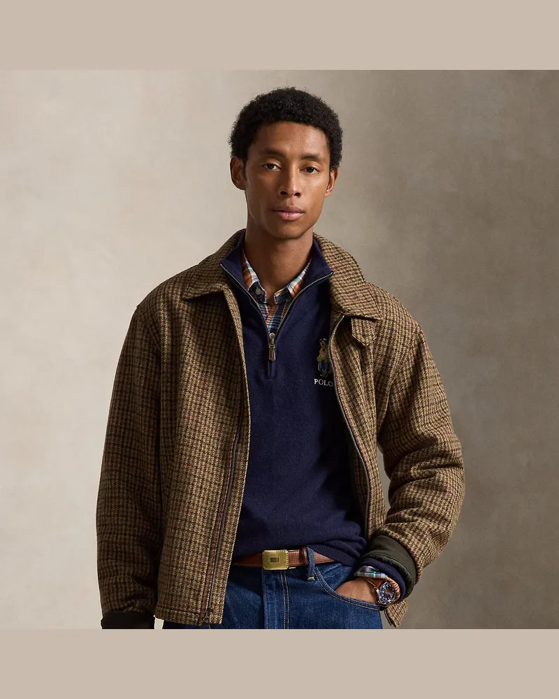 Ralph Lauren Wollpullover mit Polo Bear Blue