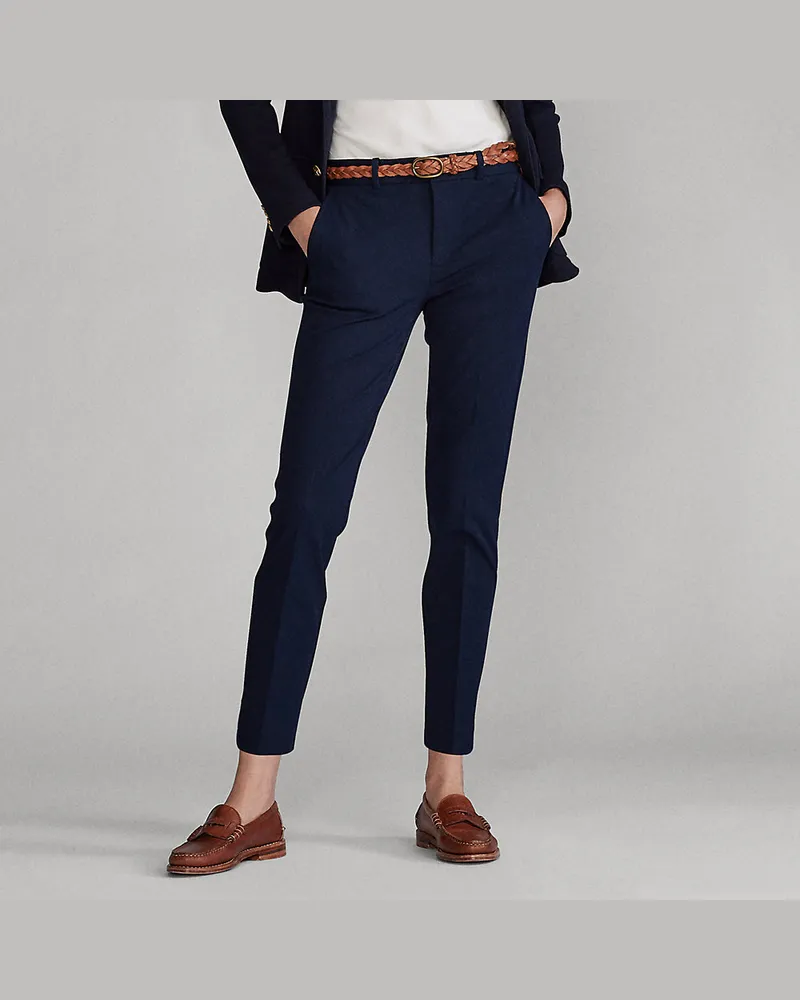 Ralph Lauren Twillhose aus Bi-Stretch Blue