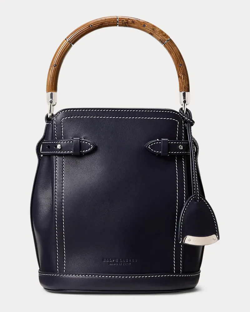 Ralph Lauren Kleine Beuteltasche  Ralph Lauren aus Kalbsleder Blue