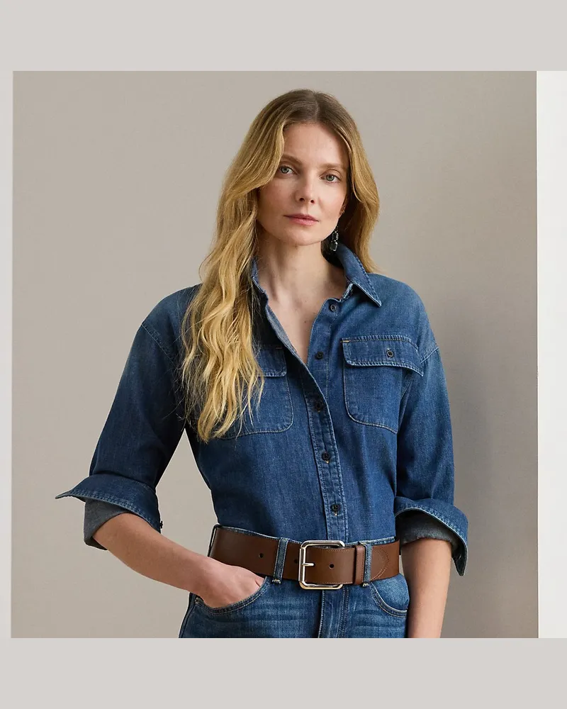 Ralph Lauren Jeanshemd Blue