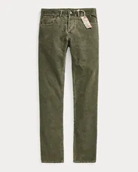 Ralph Lauren Slim-Fit Hose aus Kordsamt Green