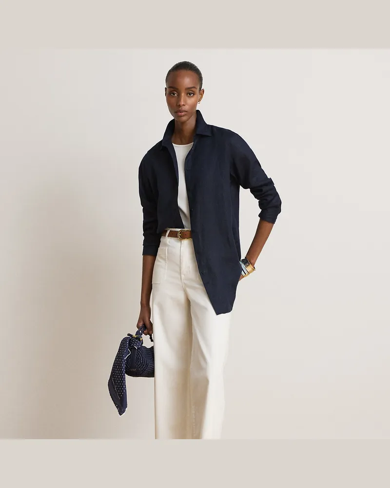 Ralph Lauren Relaxed-Fit Leinenhemd Blue