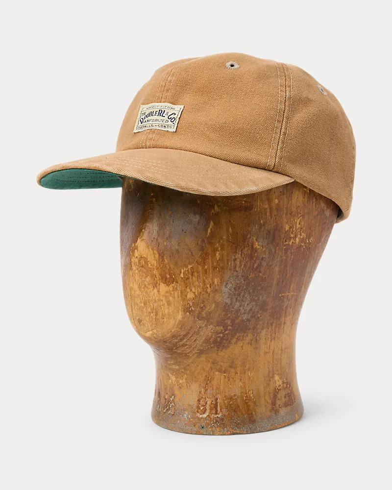 Ralph Lauren Baseballkappe aus Segeltuch Tan
