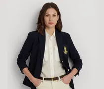 Kurzgrößen - Jacquardblazer mit Bouillonstickerei