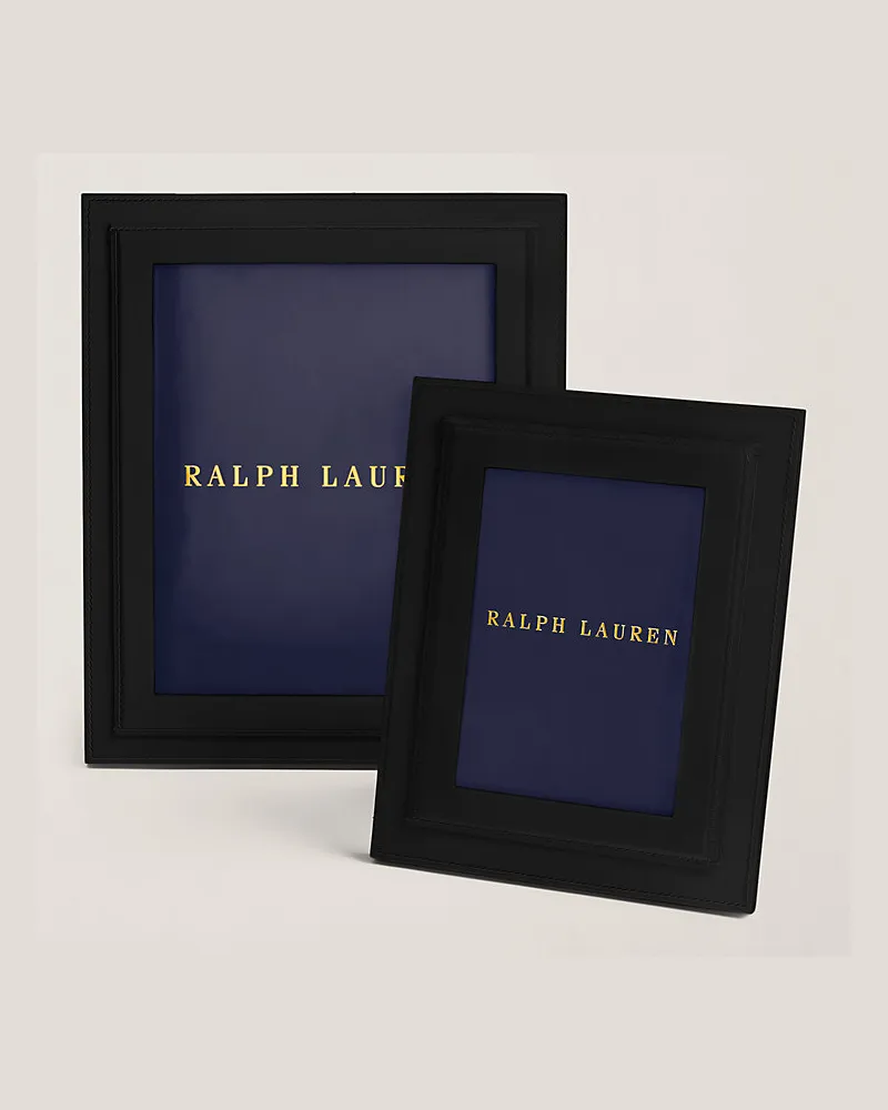 Ralph Lauren Home Lederrahmen Brennan Black