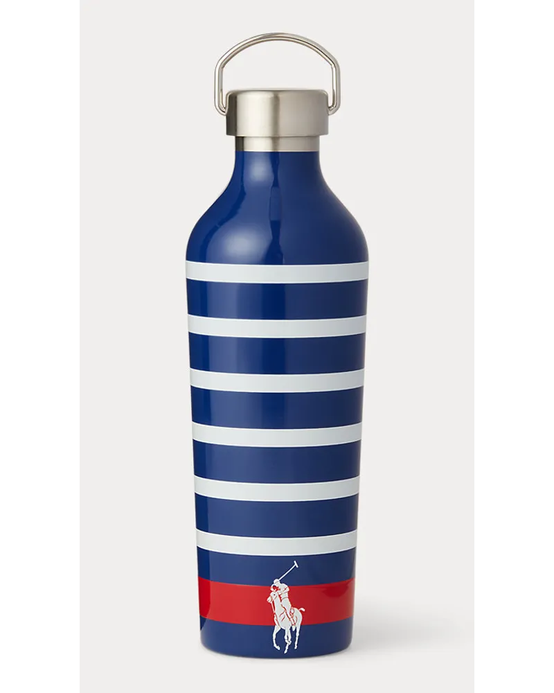 Ralph Lauren Home GiveMeTap-Trinkflasche mit Streifen Blue