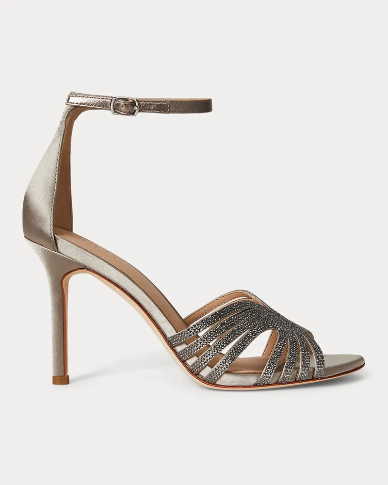 Ralph Lauren Riemchensandale Allie mit Verzierung Brown